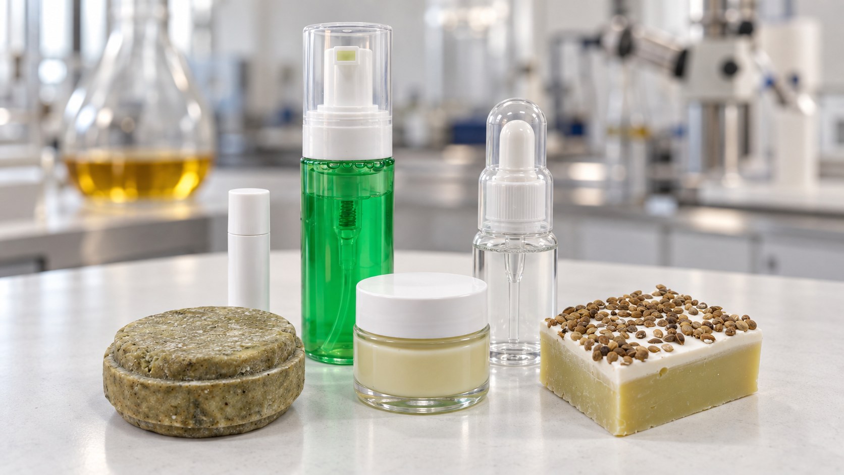 Línea completa White Label: aceites sublinguales y cosmética con aceite de cáñamo